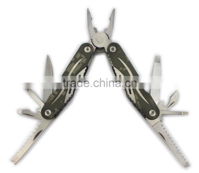 Survival Multi Tool with Aluminum handle pliers 11 functions in 1