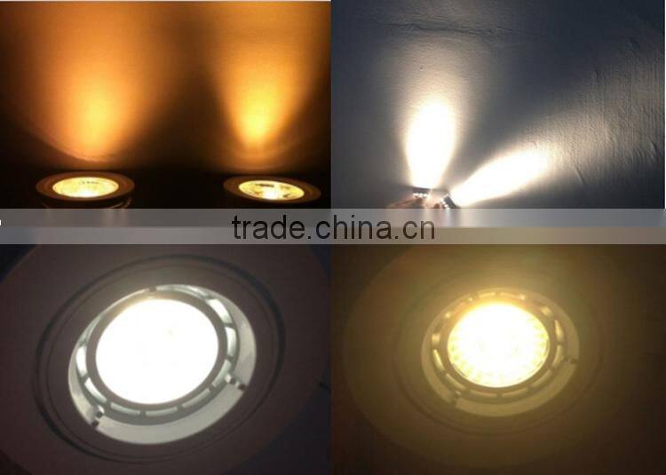 anti-glare high cri>95 cob light gu10 led 2700k dimmable with 3years warranty