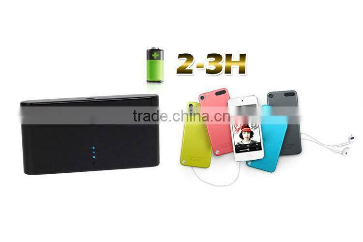 Portable mobile power bank 20000mAh Supply power for iPod,for iPhone,for iPad/ Samung