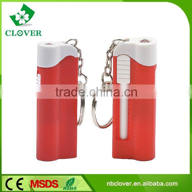 With pen mini 1 led plastic keychain led flashlight wholesale