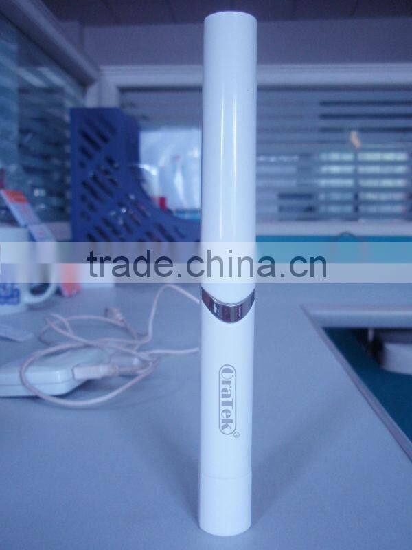 economic round toothbrush low battery operated toothbrush with holder