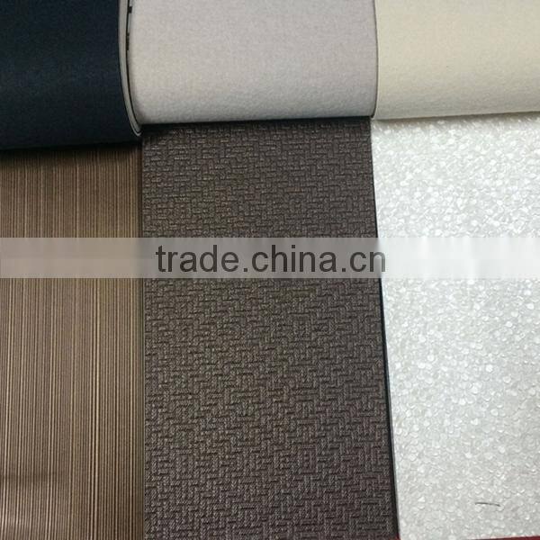 2015 newest design PVC cloth for upholstery usage with metallic color