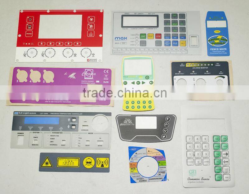 keyboard membrane switch with embossed metal domes