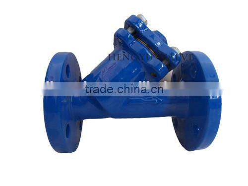 stainless steel cf8m y strainer with ductile iron