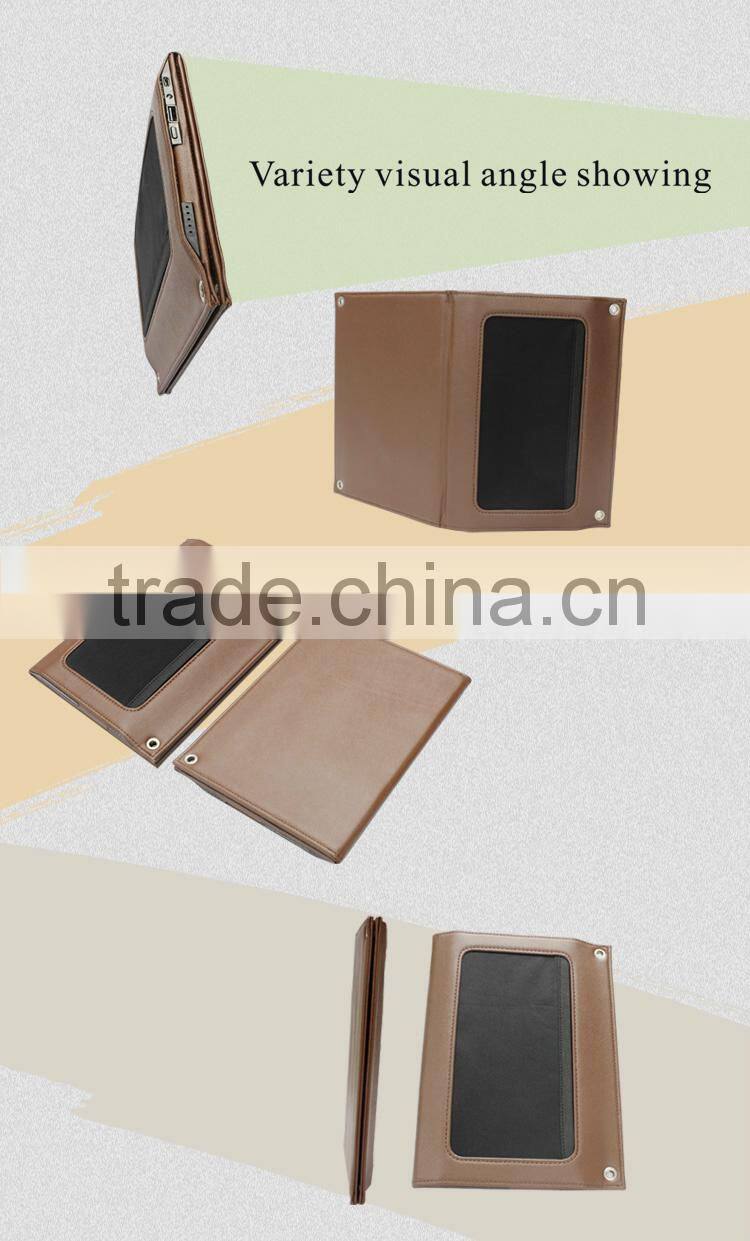 10W portable solar energy bag portable folding Sunpower panel usb solar charger