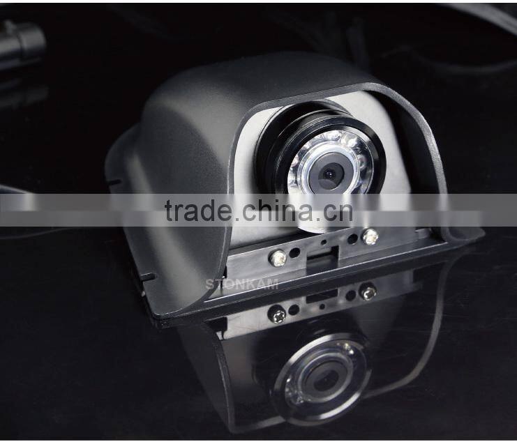 waterproof car side view camera with IR