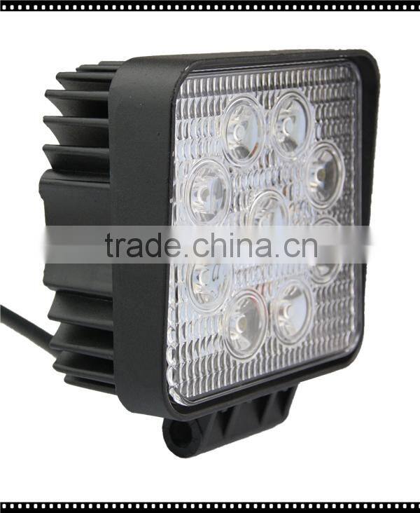 27W SQ EPISTAR WORK LIGHT LED IP 67 FOR OFF ROAD, SUV TRUCK