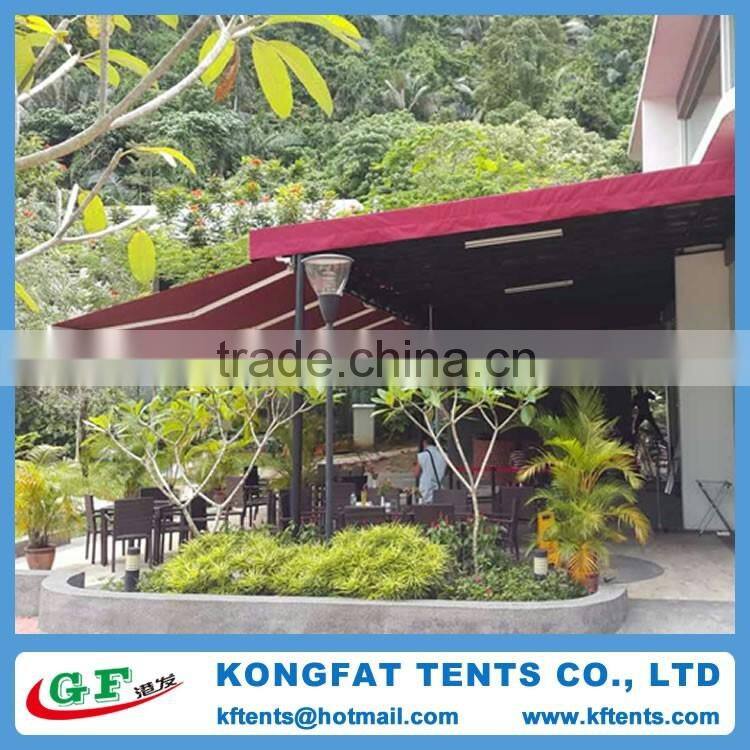 2015 Hotsale outdoor automatic aluminium folding arm awning