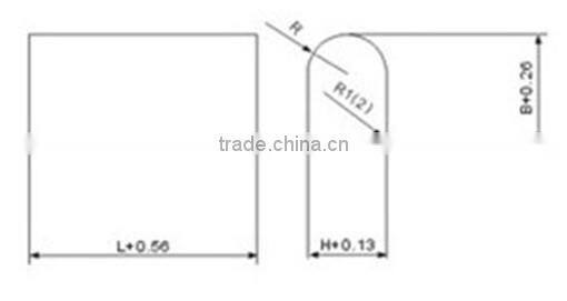 hot sale durable reasonable price Cemented Carbide Snow Plough part/solid carbide tools/tungsten part