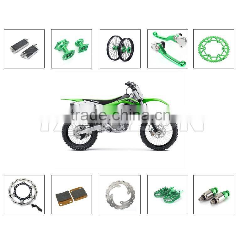 57mm Width CNC Aluminium MX Offroad Foot pegs Footrest For KAWASAKI KXF250 KXF450 2007 08 09 10 11 12 2013