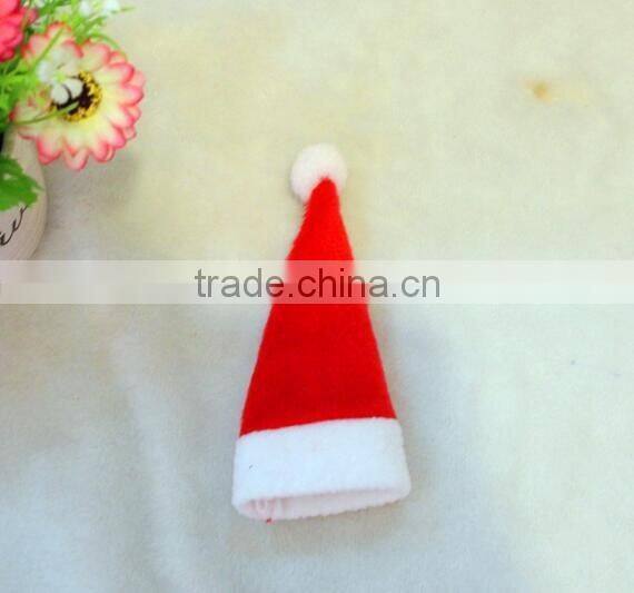 xmas gift wine bottle cover,christmas gift wine bottle sheath decorate wine ,bottle hat 13*24cm