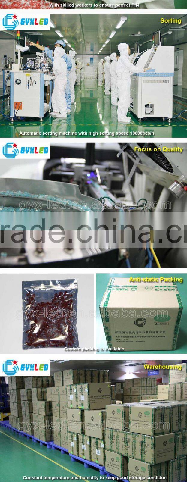 China OEM supplier 5000mcd Green Diffused 5mm type DIP LED LAMP
