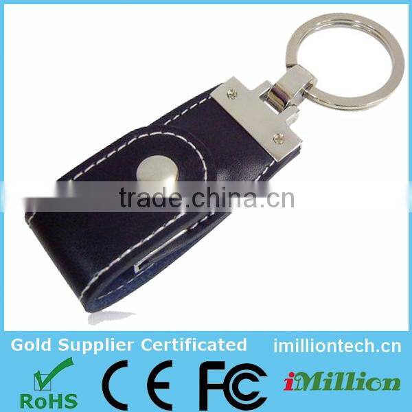 Hottest! Leather usb flash drive stick pendrive