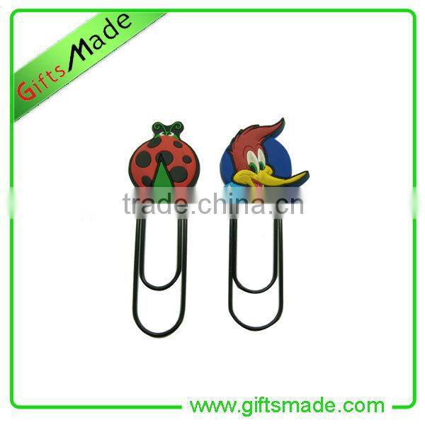 2013 New style Promotional custom eco-friendly rubber bookmark