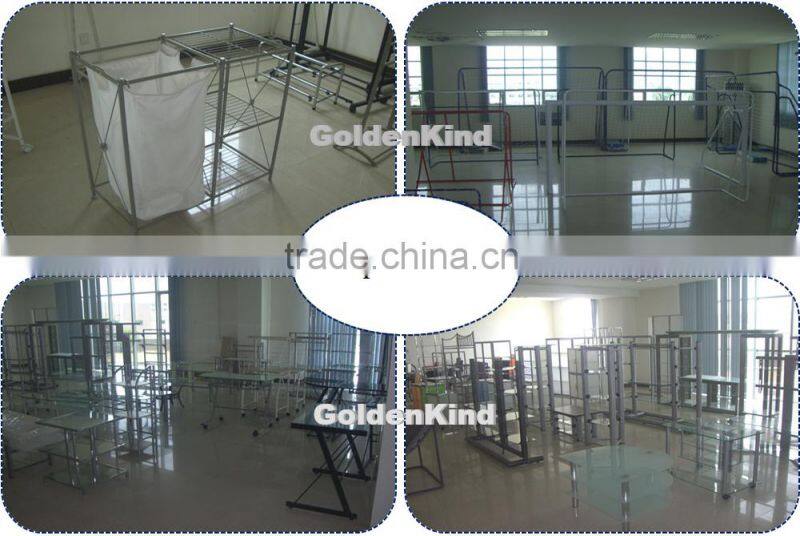 Hottest home use foldable 3 lattices canvas laundry bag