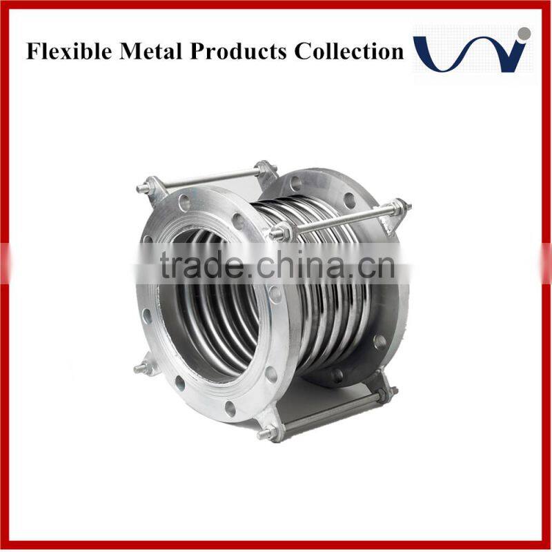 Flange type bellows pipe expansion joints connector