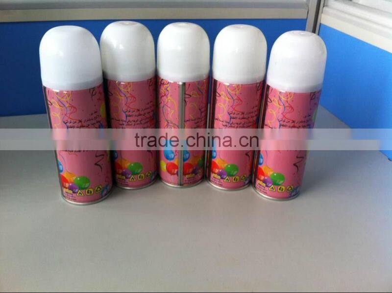 Artificial silly string for weeding