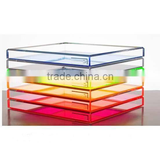 Customized size fruit tent tray for home service tray tent for hotel and restaurant