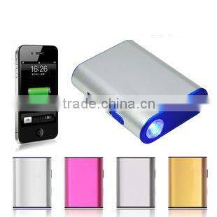 4400mah rechargeable portable power bank mini pocket power bank for emergency