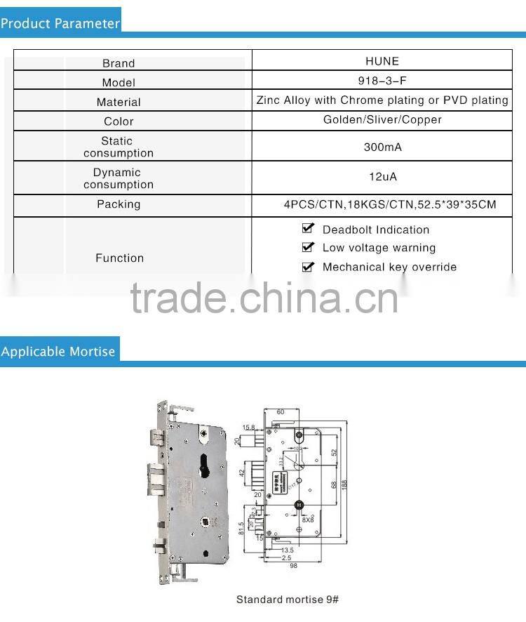 oem digital fingerprint password lock for outdoor