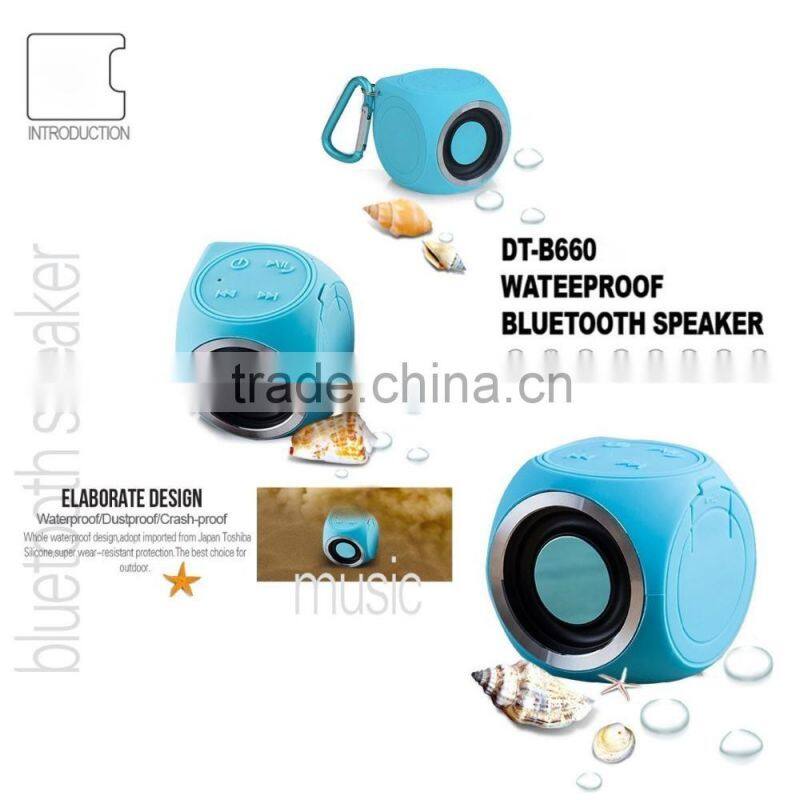 Wireless Shockproof Waterproof V4.1 Bluetooth Speaker 7 Colors