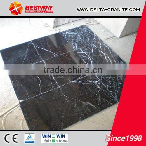 nero marquina black and white marble