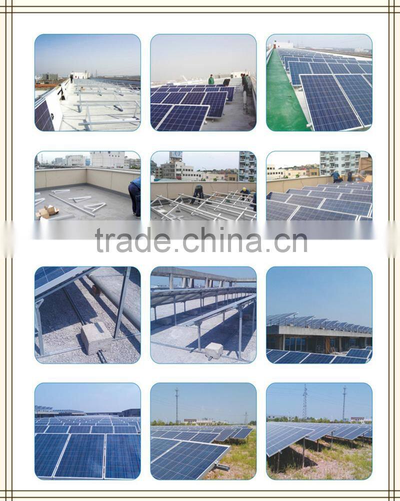 Color Steel Tile Roof PV Bracket (Biaxial Screw)