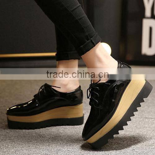 2016 factory wholesale fashion girls wedge flat shoes PH4056