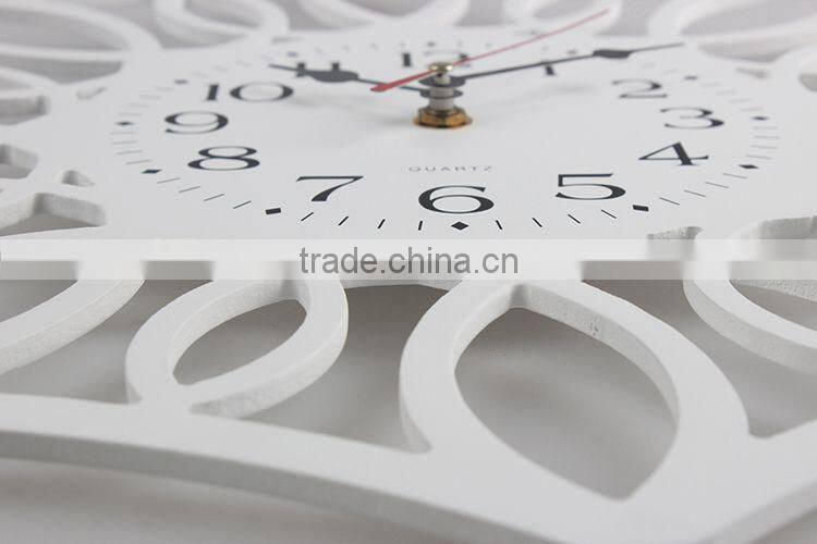 hot selling home decrative wood mdf wall clock