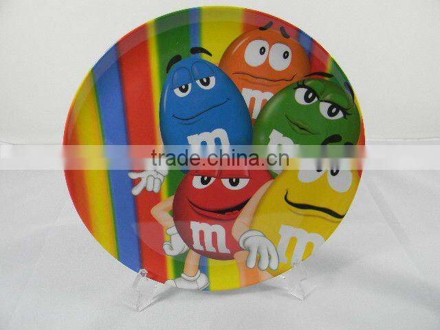 melamine tableware set/melamine chip and dip tray/melamine plate/melamine spoon and fork