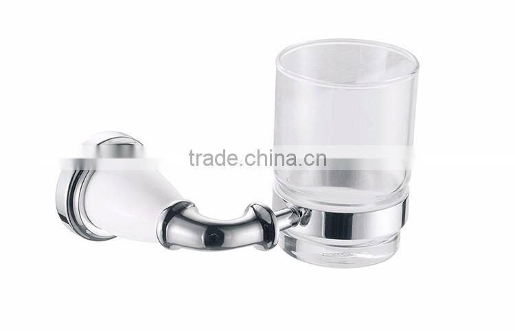 square plate zinc alloy OEM/ODM single toothbrush holder