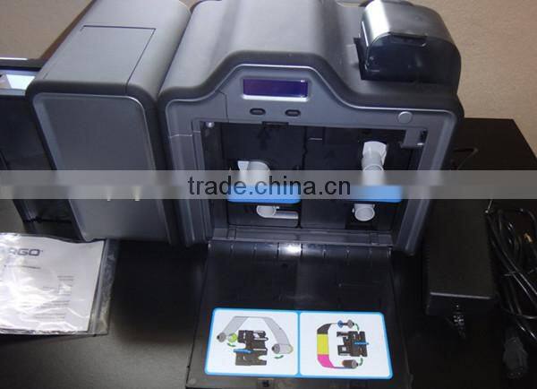 fargo hdp5000 double sides plastic pvc ID card printer Dual sided PVC id card printing machine