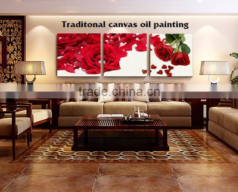 wholesale oil painting with ceramic flower pot painting designs of canvas painting for home decor