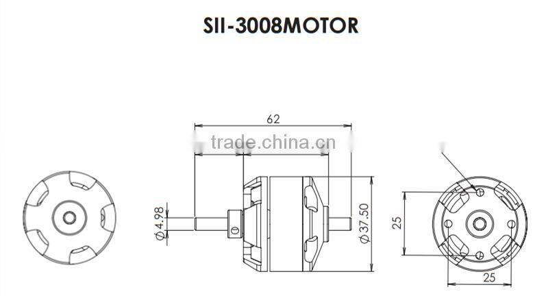 Scorpion SII-3008-1220KV (V2) Motor for Aeroplane