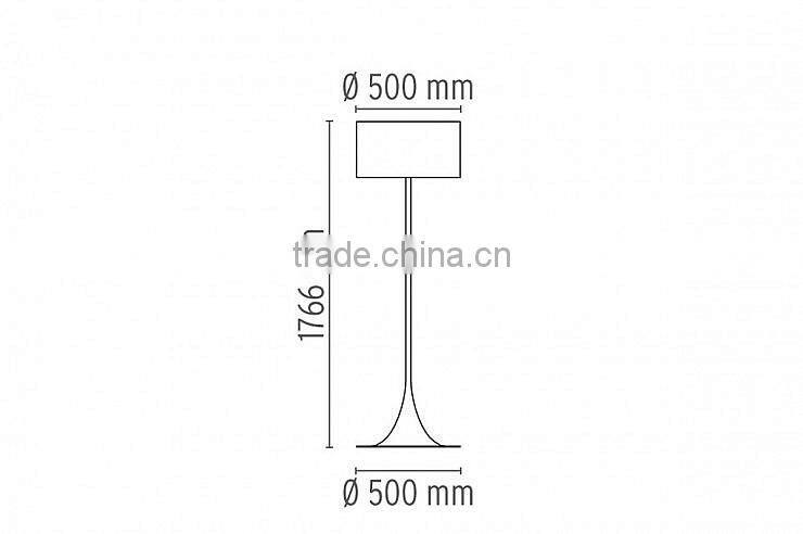 China manufacturing tiffany metal floor lamp