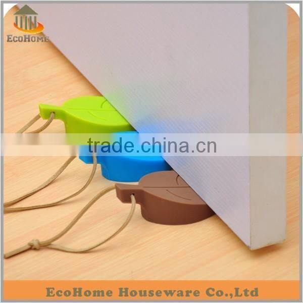 EC054AM silicone door stopper Wedge Finger Protector in leaf style