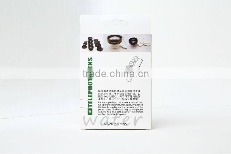 5X hand ring camera telephoto lens for Samsung S4 and all Iphone