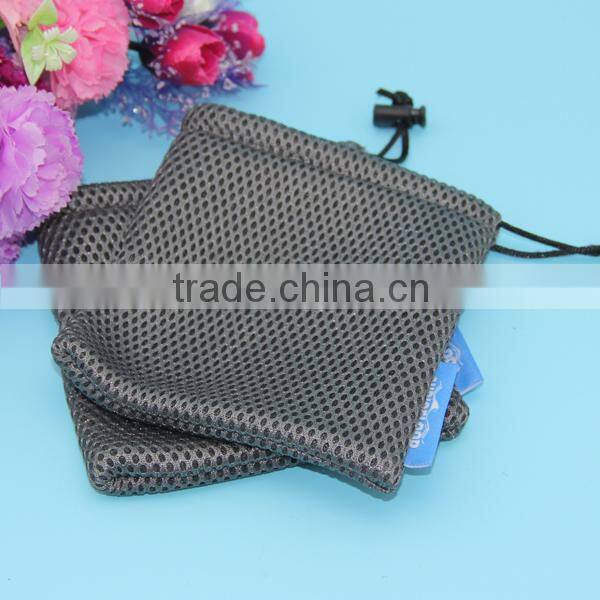 drawstring fancy colorful travel phone mesh bag pouch mesh net pouches wholesales