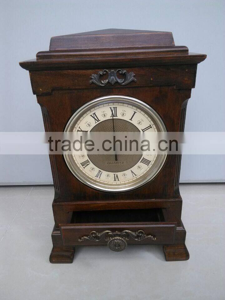 pendulum wall clock day month year clock backwards running clock