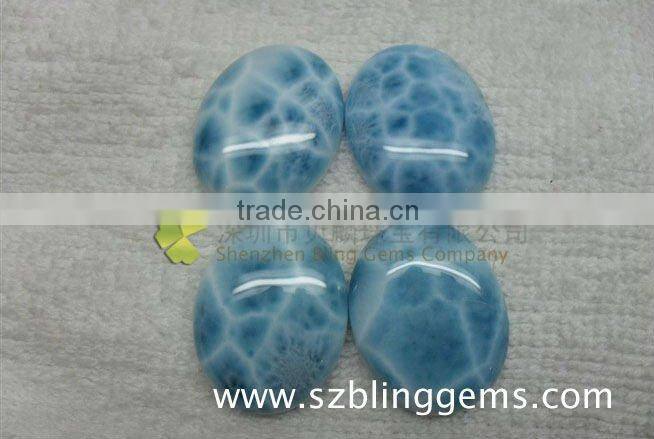New arrival Hot seller Larimar semi precious stone cabochon