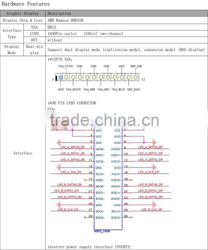 Emini/Realan New Mini Motherboard LR-E450TN AMD-T56N Dual-core 1.65GHz Graphics HD6320 8GB 4COM,Perfect Matching Your Mini Cases