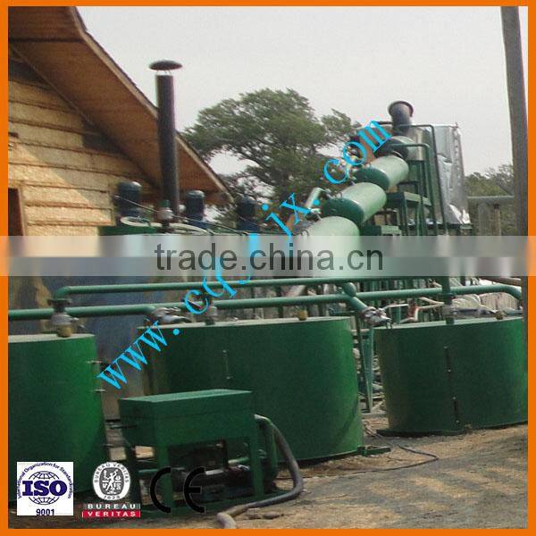 JNC used oil pyrolysis distillation machine with CE