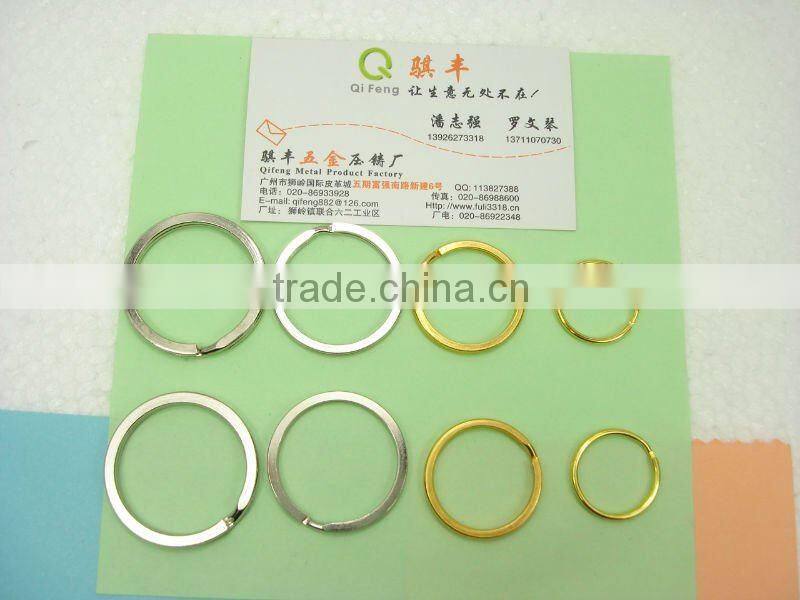 qifeng factory metal key ring round ring