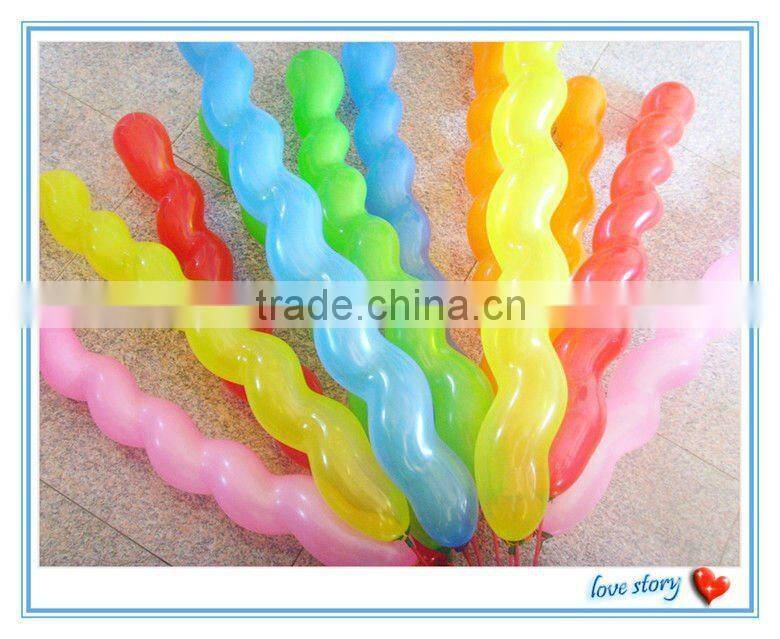high quality screw balloon packaged in paper card