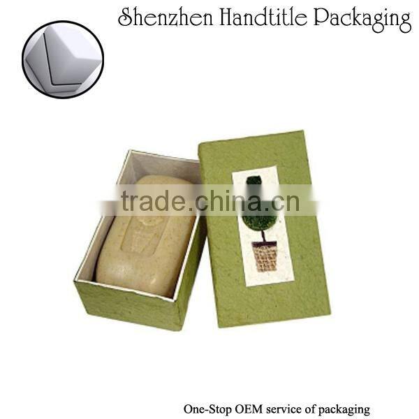 CMYK screen printing kraft paper soap box made in China with the best price