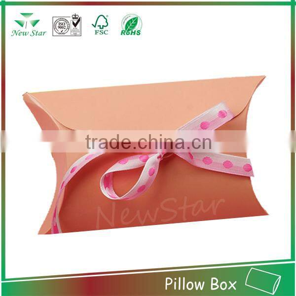 e-flute paper pillow box,kraft paper pillow box