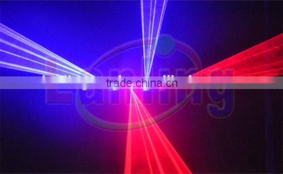 Lanling 4 Head Red and Blue DMX laser light show dj equipment