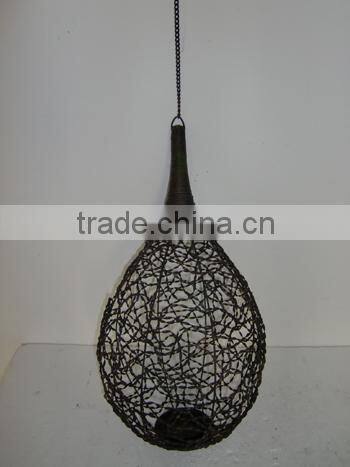 wrought iron hanging candle holders metal lantern