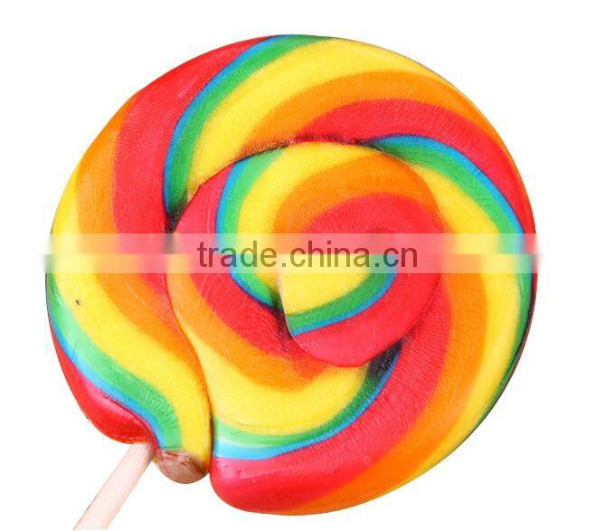 Box Packed Rainbow Swirl Lollipops Candy