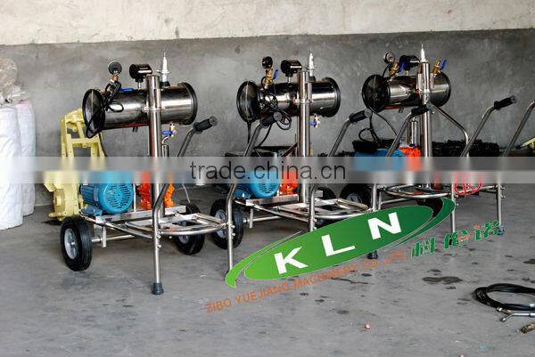 portable milking machine with one bucket